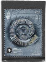 Isle of Man 2023 Manx Wildlife Trust 50th Anniv – Ammonite, Postzegels en Munten, Postzegels | Europa | UK, Verzenden, Gestempeld