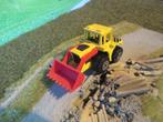 1:82 Tractor Shovel MBX 29 geel/rood met zwarte strepen, Hobby en Vrije tijd, Modelauto's | Overige schalen, Ophalen of Verzenden