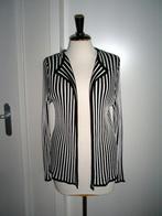 zwart gestreept GERRY WEBER vest mt. M, Maat 38/40 (M), Verzenden, Zwart, Zo goed als nieuw