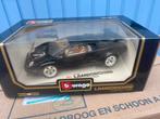 Lamborghini Countech 1:18, Ophalen, Zo goed als nieuw, Bburago