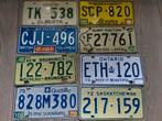 8 Kentekenplaten Canada 1959-1981, Ophalen of Verzenden, Gebruikt, Auto's