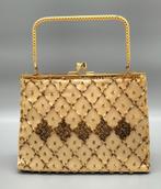 Prachtige goudkleurige clutch/ portemonnee/ handtasje., Ophalen of Verzenden, Zo goed als nieuw, Overige kleuren, Avondtasje