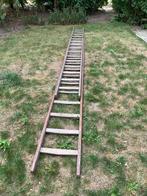 Houten lader ( uitschuifbaar), Doe-het-zelf en Verbouw, Ladders en Trappen, Ophalen, Gebruikt, Ladder, Opvouwbaar of Inschuifbaar
