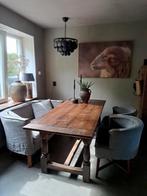 Antiek eiken kloostertafel 1800/1830 stoer landelijk robuust, Ophalen