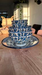 Marokkaanse Aardewerk diverse schalen, Huis en Inrichting, Woonaccessoires | Schalen en Manden, Ophalen, Gebruikt, Schaal, Rond