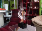 transparant plexi acryl tafellamp knoop op kunststof voet, Kunststof, Gebruikt, Retro space age design vintage, ?