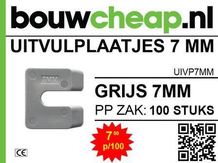 Uitvulplaatjes rechtstreeks van producent Bouwcheap, Doe-het-zelf en Verbouw, IJzerwaren en Bevestigingsmiddelen, Nieuw, Ophalen of Verzenden