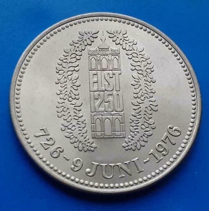 Stedenpenning Elst 1250 jaar - 1 Sceatta Villa Eliste, Postzegels en Munten, Penningen en Medailles, Overige materialen, Nederland