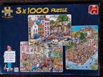 Jan van Haasteren puzzel 3 x 1000 stuks., Hobby en Vrije tijd, Denksport en Puzzels, Ophalen, 500 t/m 1500 stukjes, Zo goed als nieuw