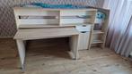 Halfhoogslaper Tempo 90x200 met bureau en matras, Ophalen, Gebruikt, 90 cm, Eenpersoons