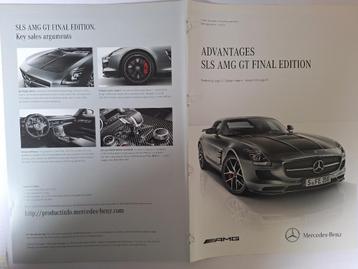 Mercedes SLS AMG GT Final Edition  verkopersfolder 11 / 2013 beschikbaar voor biedingen
