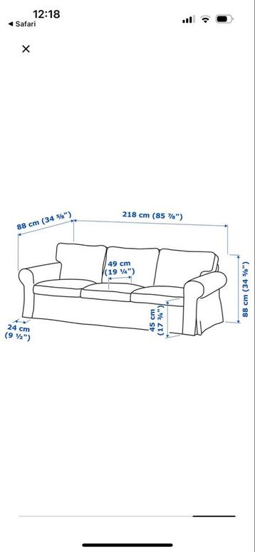 Gratis IKEA Ektorp banken (3-zits en 2-zits) - afbeelding 3