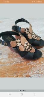 Nieuwe tijgerprint schoen met sleehak maat 39, Ophalen of Verzenden, Nieuw