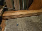 18 houten vloerplanken, Doe-het-zelf en Verbouw, Ophalen, Minder dan 30 mm, Gebruikt, Overige typen