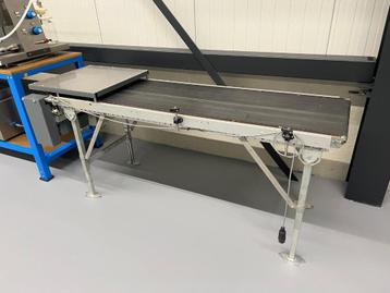 Transportband 2 meter met boventafel beschikbaar voor biedingen