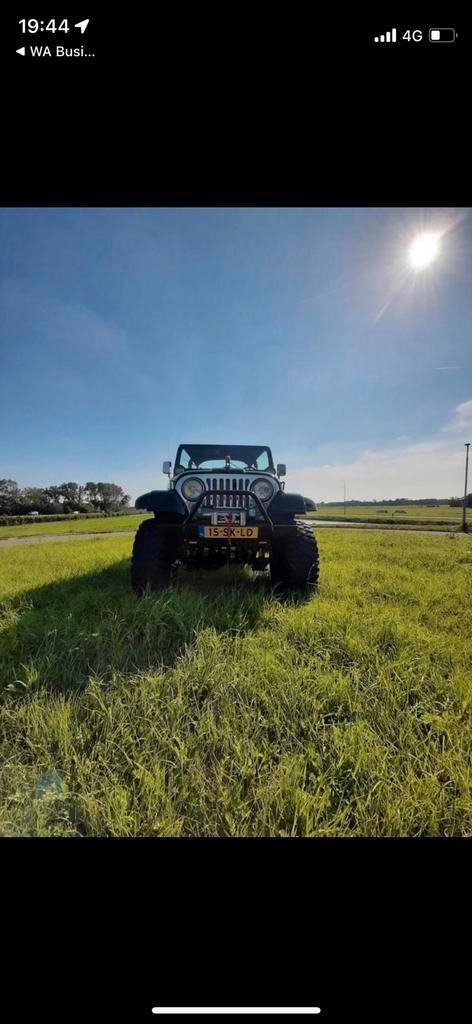 Jeep CJ 5.9 AUT 4WD 1980 Zwart, Auto's, Jeep, Particulier, CJ, Benzine, SUV of Terreinwagen, Automaat, Geïmporteerd, Zwart, Ophalen