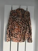 Guess blouse panter bruin/groen print in maat xl, Guess, Beige, Maat 42/44 (L), Ophalen of Verzenden