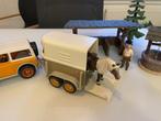 Schleich paardentrailer & stal, Verzamelen, Ophalen, Gebruikt