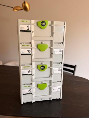 4 x Festool Systainer 3 (NIEUW!) beschikbaar voor biedingen