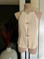 SHEIN Haltertop Beige Maat L, Verzenden, Beige, Maat 42/44 (L), Zo goed als nieuw