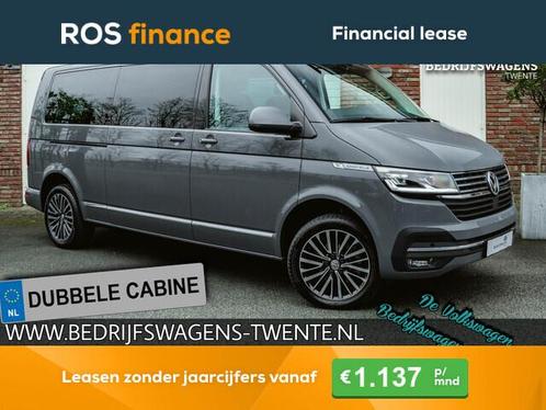 Volkswagen Transporter T6.1 2.0 TDI 204 PK DSG CARAVELLE L2H, Auto's, Bestelauto's, Bedrijf, Lease, Financial lease, Achteruitrijcamera