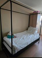 VTWonen hemelbed bunk, Huis en Inrichting, Slaapkamer | Bedden, Ophalen, 90 cm, Eenpersoons, Zwart