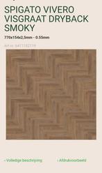 Pvc visgraat Spigato Cotap 1821 Vivero Smoky - 47.5m², Ophalen, Nieuw, 75 m² of meer, Parket