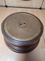 Antieke voetenstoof met koperen kruik, Ophalen of Verzenden, Koper