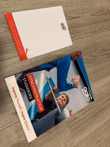 ALO Fitnessinstructeur Studieboek + kladblok & pen – nieuw beschikbaar voor biedingen
