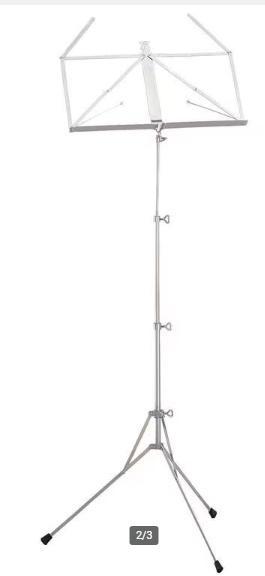 RKB bladmuziekstandaard Lessenaar Zwart , Nickel  bij MCR, Muziek en Instrumenten, Standaards, Nieuw, Drums of Percussie, Dwarsfluit