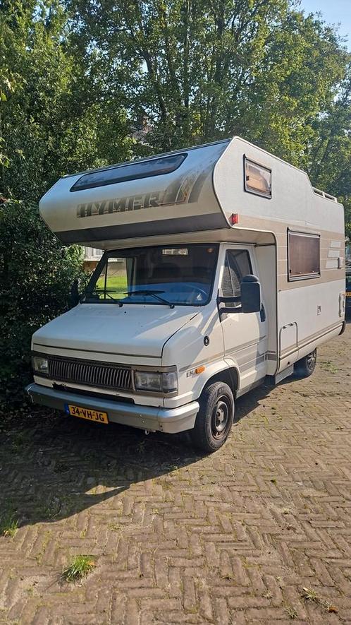 Hymer Alkoof Camper - Klassieker!, Caravans en Kamperen, Campers, Particulier, tot en met 4, Alkoof, Hymer, Fiat, Diesel, Handgeschakeld