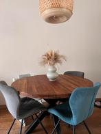 Robuuste ronde eettafel 1,20cm, Huis en Inrichting, Tafels | Eettafels, Ophalen of Verzenden, Zo goed als nieuw, Rond, 100 tot 150 cm