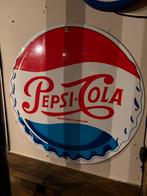 Vintage Pepsi-Cola Reclameborden emaille 20 en 40 cm, Antiek en Kunst, Antiek | Emaille, Ophalen