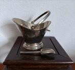 Verzilverde Suikerpot met Lepel, Antiek en Kunst, Antiek | Goud en Zilver, Ophalen of Verzenden, Zilver