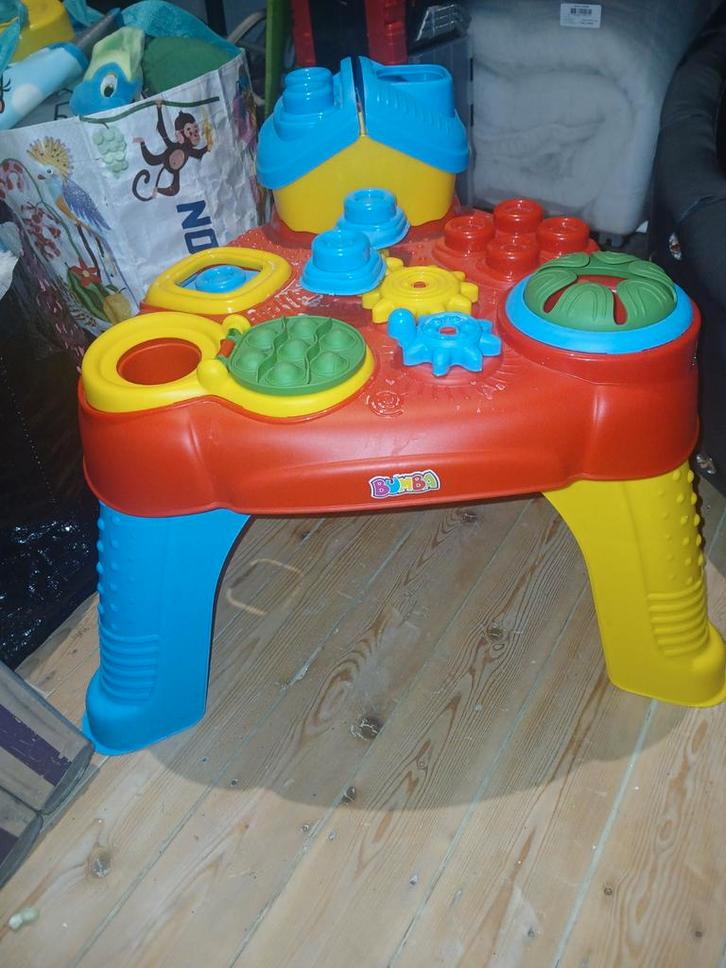 Bumba Blokken Tafel - Speelplezier!, Kinderen en Baby's, Speelgoed | Babyspeelgoed, Overige typen, Ophalen of Verzenden