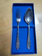 Verzilverd kinderbestek, Antiek en Kunst, Antiek | Bestek, Ophalen of Verzenden