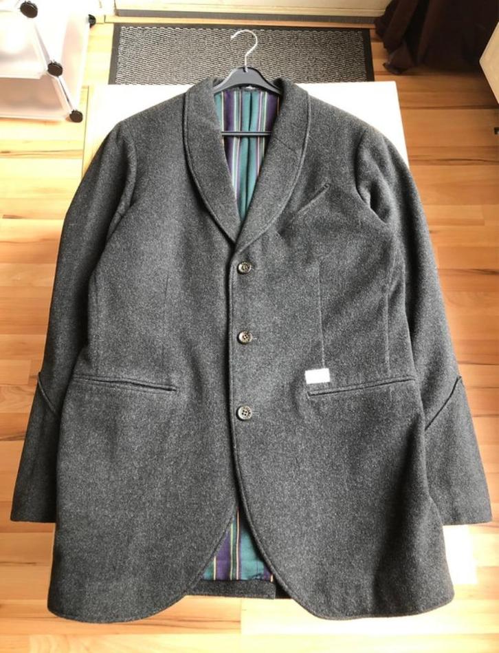 WTAPS Cashmere Tailored Jacket Made In Japan, Kleding | Heren, Jassen | Winter, Zo goed als nieuw, Maat 56/58 (XL), Zwart, Ophalen of Verzenden