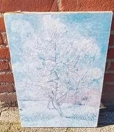 Van Gogh Poster op hardboard - Jaren '50/'60, Antiek en Kunst, Kunst | Schilderijen | Klassiek, Ophalen of Verzenden