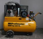 Compressor, Profimaster, 660-90D, 400 volt, 3 kW, Doe-het-zelf en Verbouw, Compressors, Gebruikt, 6 tot 10 bar, Mobiel, 400 tot 800 liter/min