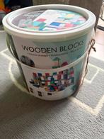 Houten Blokken - Joueco 100 stuks, Ophalen of Verzenden, Zo goed als nieuw, Overige merken