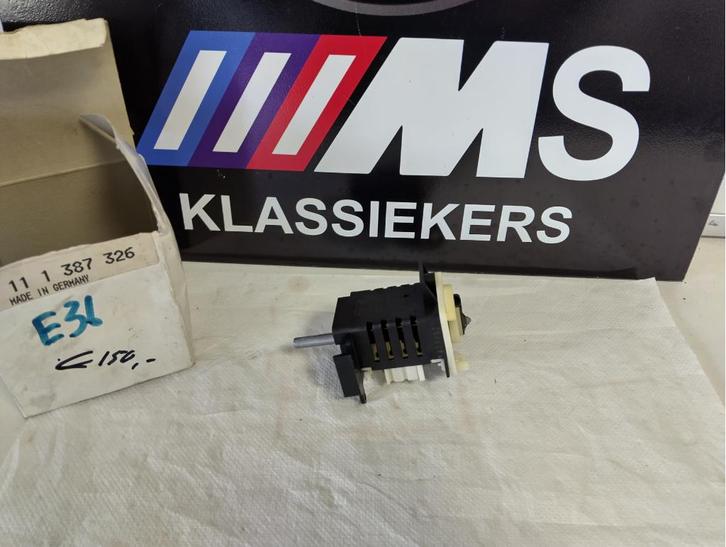 BMW E36 Blower bediening schakelaar 64111387326 NIEUW, Auto-onderdelen, Dashboard en Schakelaars, BMW, Nieuw, Ophalen of Verzenden