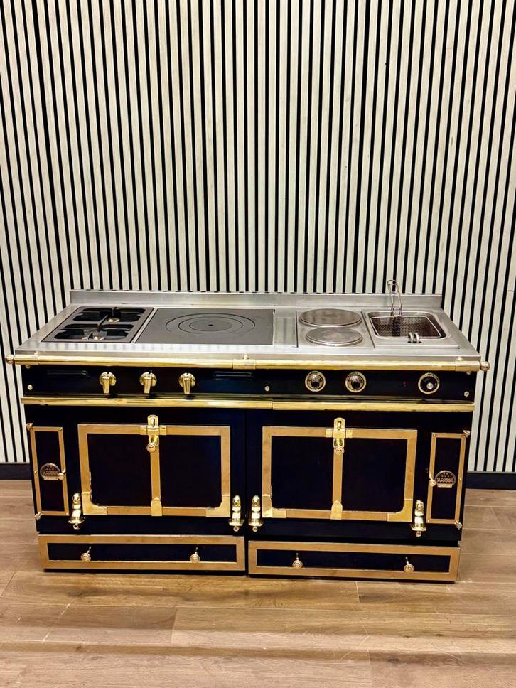 Luxe La Cornue Château met coupe de feu &Friteuse 150 cm, Witgoed en Apparatuur, Fornuizen, Zo goed als nieuw, Vrijstaand, Gas