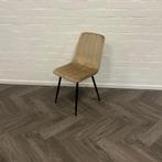 4 Fluwelen Eetkamerstoelen, Huis en Inrichting, Stoelen, Metaal, Overige kleuren, Ophalen of Verzenden, Zo goed als nieuw