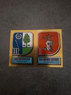 Panini sticker Voetbal 82. Emblemen Heerenveen/Helmond Sport, Verzenden, Zo goed als nieuw, Sticker