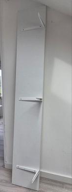 Witte boekenplank/ wandplank 1.80x30 met houders, Ophalen, Gebruikt