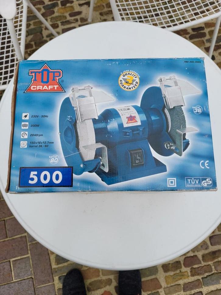 Nieuwe Topcraft Werkbankslijpmachine, Doe-het-zelf en Verbouw, Gereedschap | Slijpmachines, Ophalen