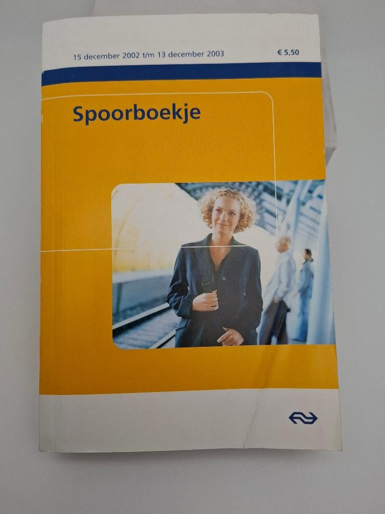 spoorboekje NS 2003, Verzamelen, Verzenden, Gebruikt, Trein, Overige typen