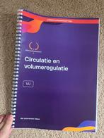 Samenvatting circulatie en volumeregulatie (C&V), gnk VU jr1, Diverse auteurs, Ophalen of Verzenden, Beta, WO