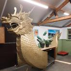 Antiek  chinees gouden draake boot, Ophalen, Zo goed als nieuw, Hout, Overige typen