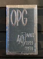 Sluitzegel OPG 40jr 1939 Onderl Pharmaceut. Grooth., Postzegels en Munten, Postzegels | Nederland, Verzenden, T/m 1940, Postfris